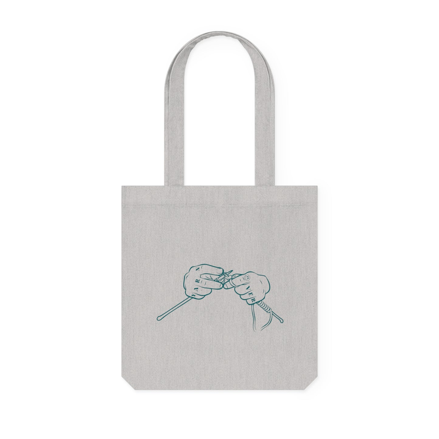 Yarn Over Knuckles Woven Tote Bag (Project Bag)